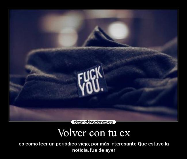 Volver con tu ex -
