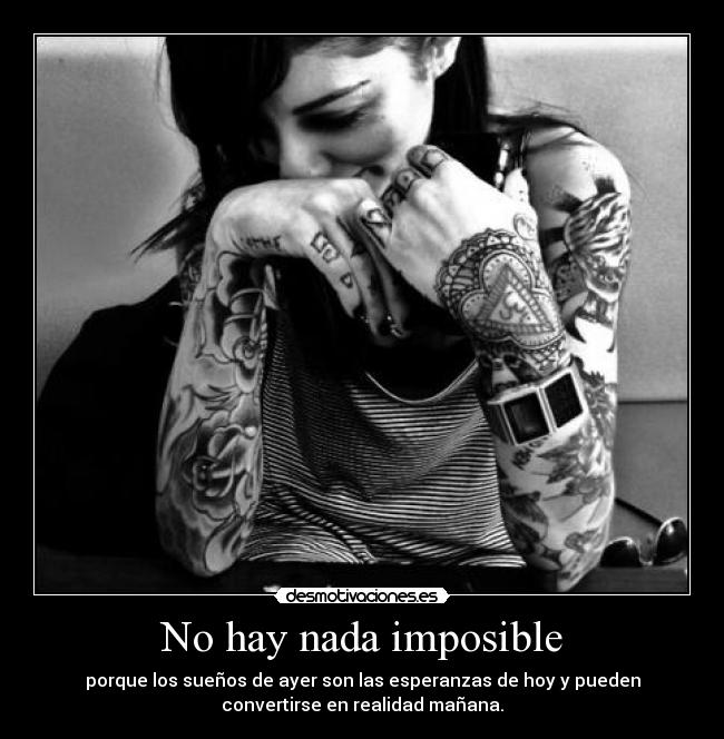 No hay nada imposible - 