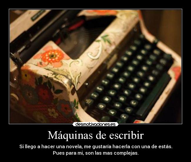 Máquinas de escribir -
