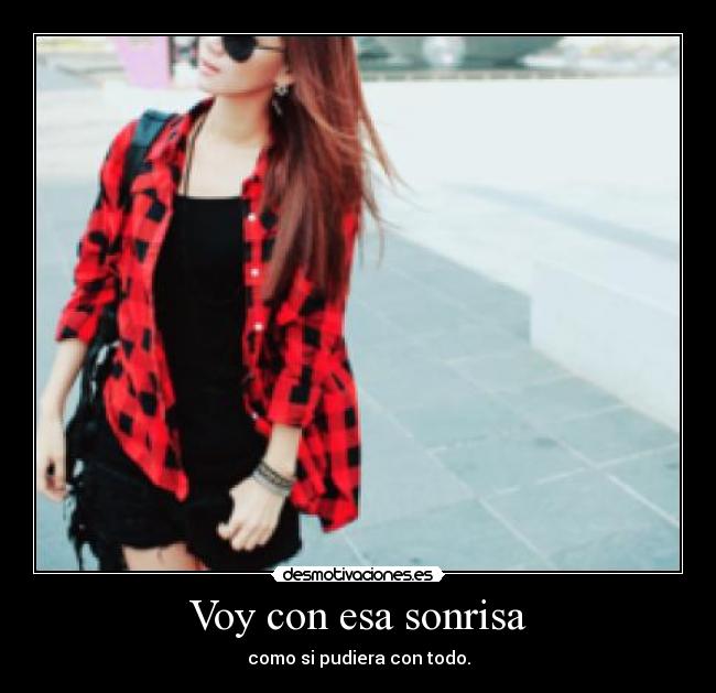 Voy con esa sonrisa - 