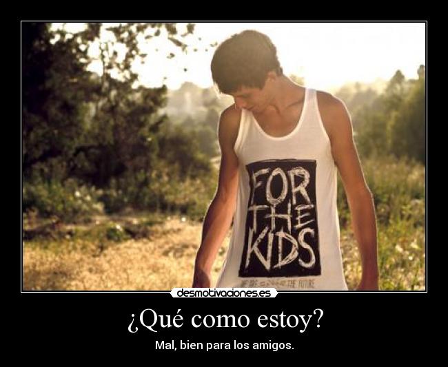 ¿Qué como estoy? -