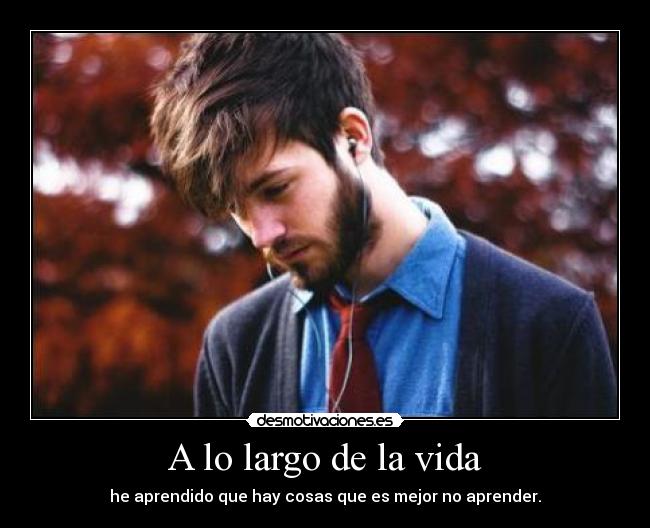 A lo largo de la vida -