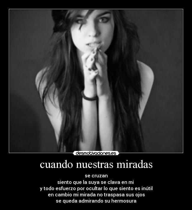 cuando nuestras miradas - 