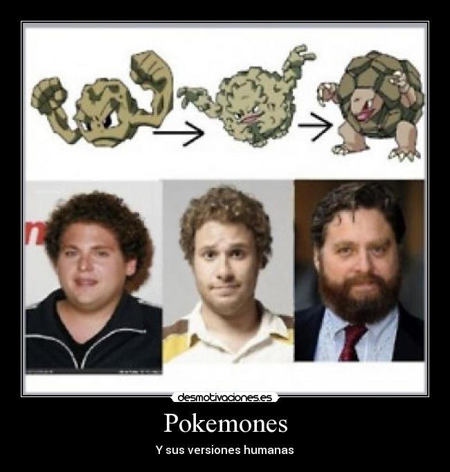 Pokemones - Y sus versiones humanas