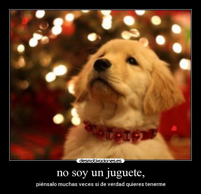 no soy un juguete, - 