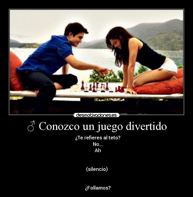 ♂ Conozco un juego divertido -