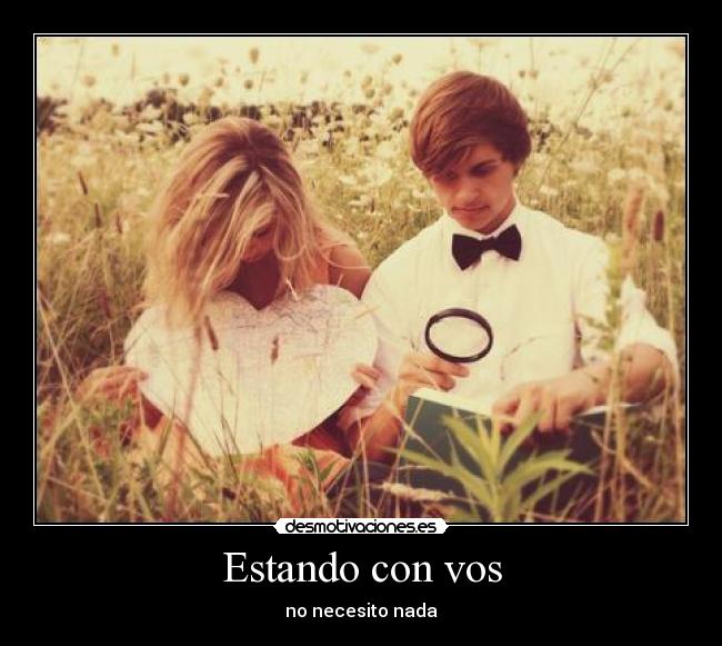 Estando con vos - no necesito nada