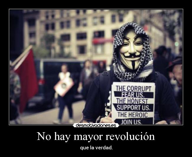 No hay mayor revolución -