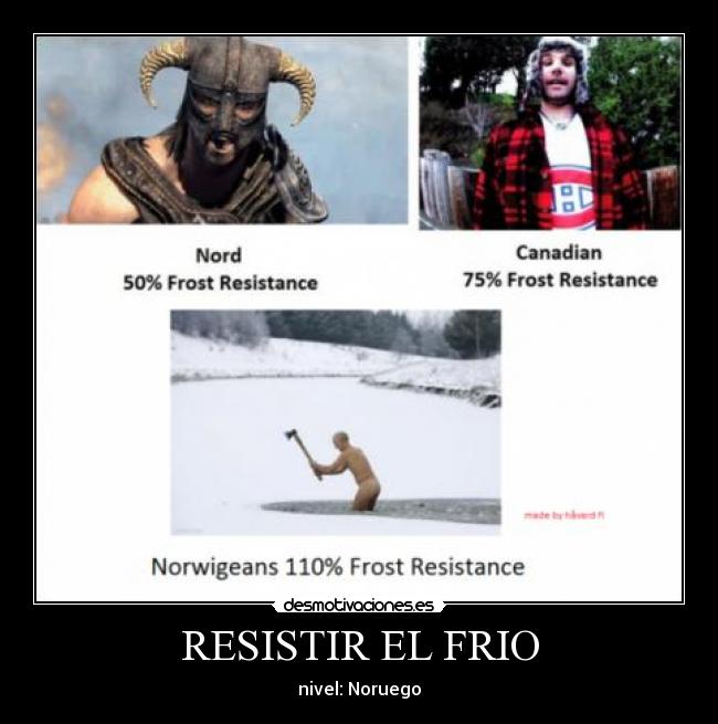 RESISTIR EL FRIO - 
