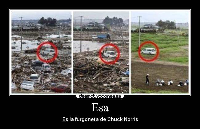 Esa - Es la furgoneta de Chuck Norris