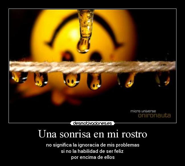 Una sonrisa en mi rostro - 