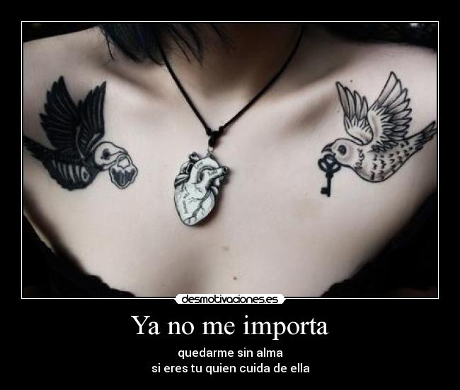 Ya no me importa -