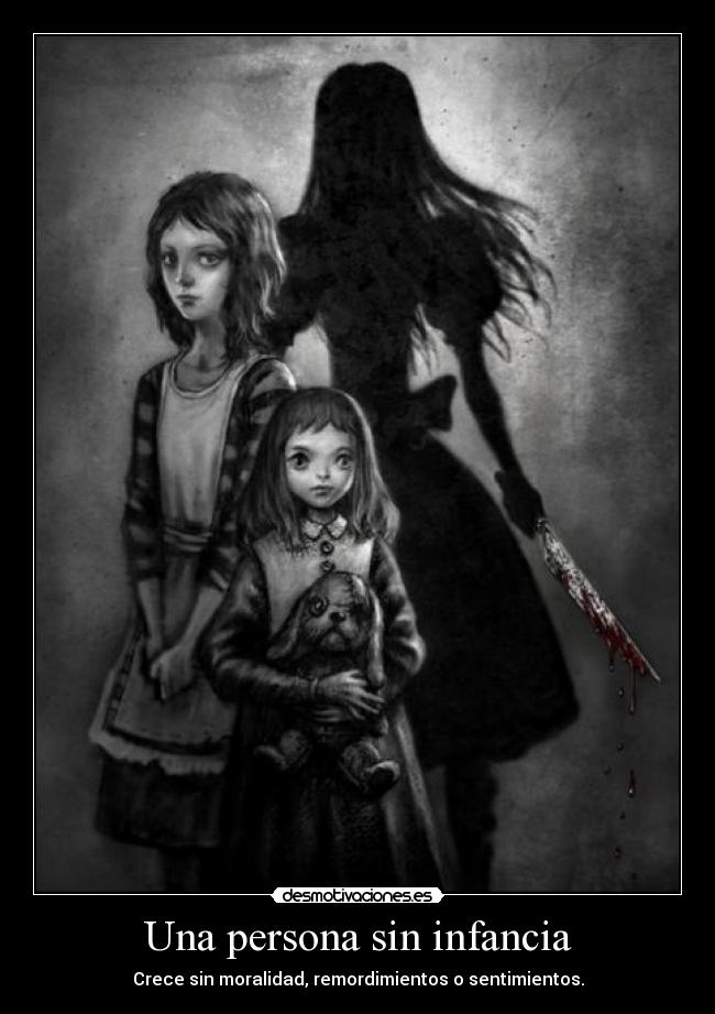 Una persona sin infancia -