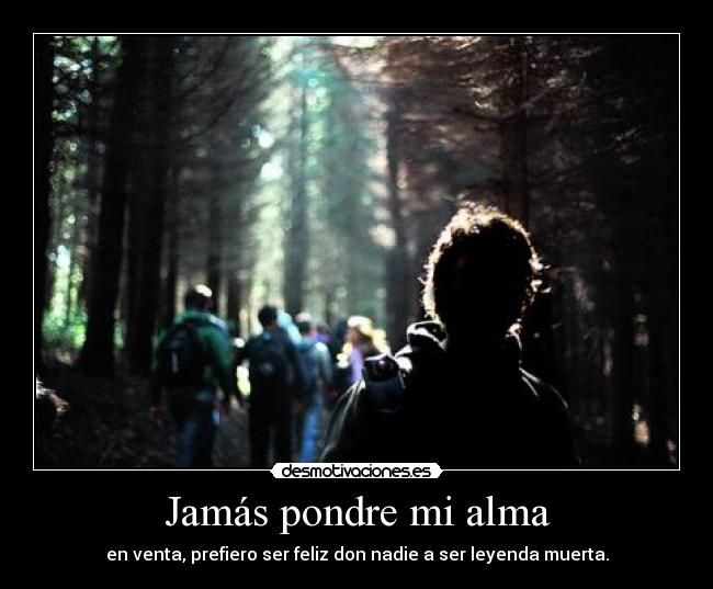 Jamás pondre mi alma - 