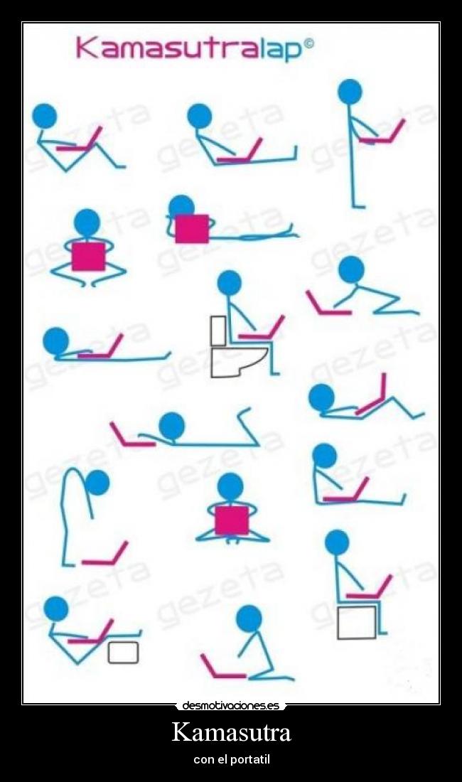 Kamasutra - con el portatil
