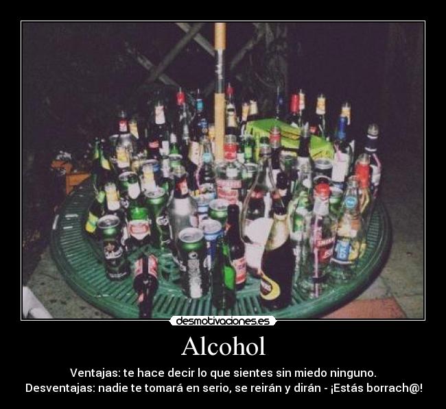 carteles alcohol desmotivaciones