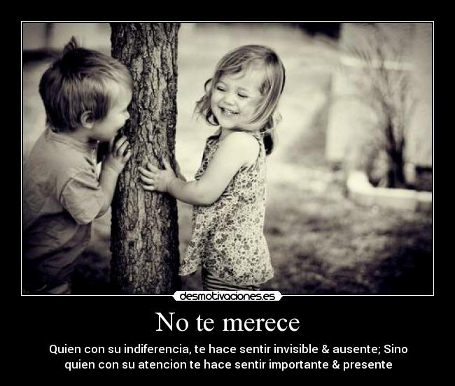 No te merece - 