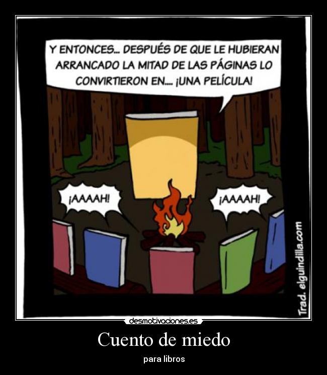 Cuento de miedo - para libros