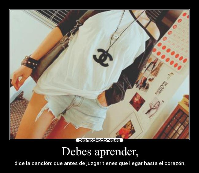 Debes aprender, - 