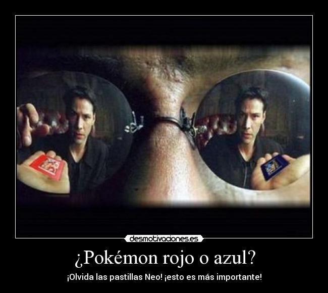 ¿Pokémon rojo o azul? - 