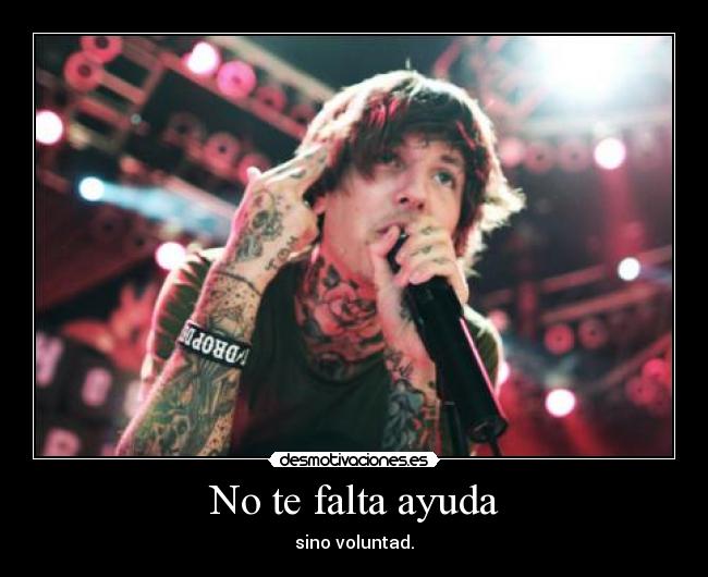 carteles ayuda oliver sykes desmotivaciones