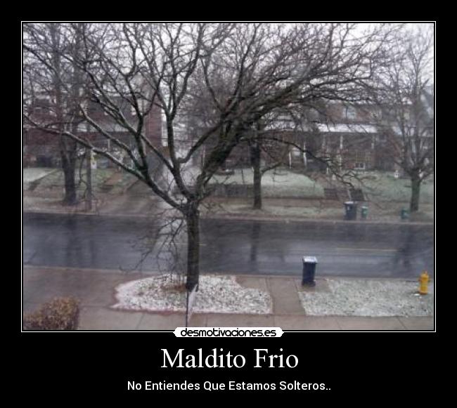 Maldito Frio - No Entiendes Que Estamos Solteros..