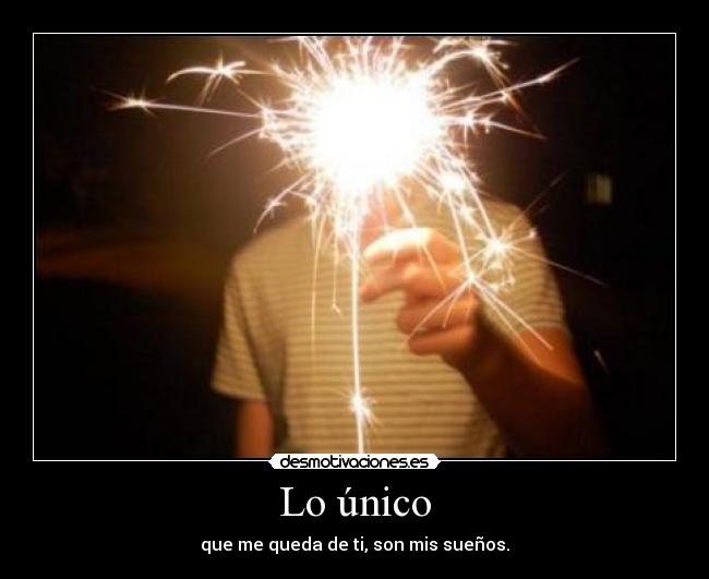 Lo único - 