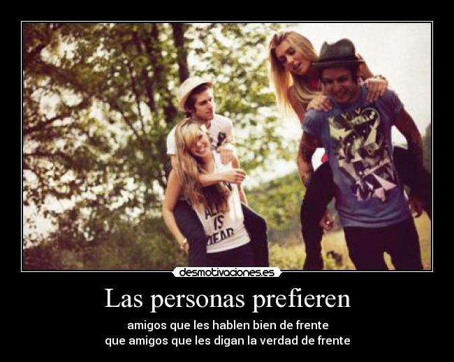 Las personas prefieren - 