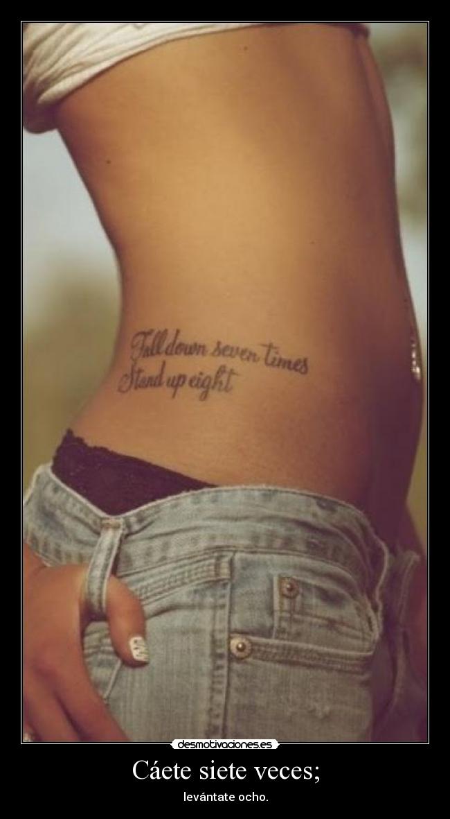 Cáete siete veces; - 