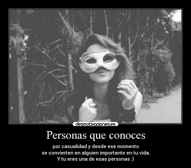 Personas que conoces - 
