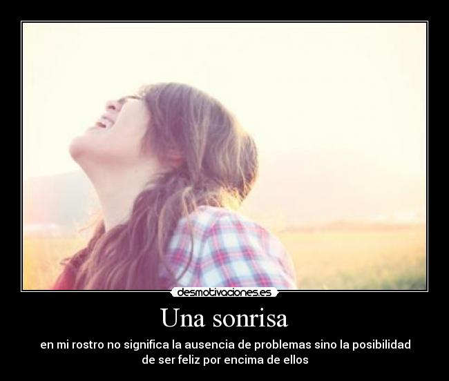 Una sonrisa - 