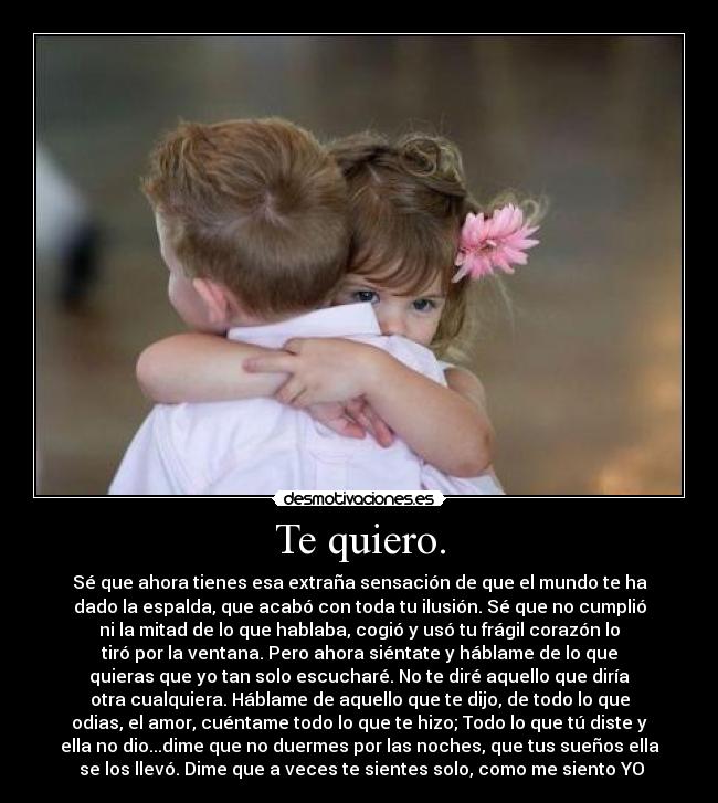 Te quiero. - 