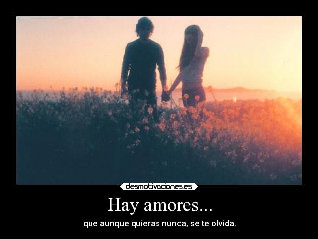 Hay amores... - 