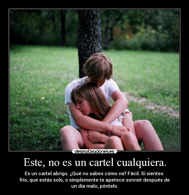 Este, no es un cartel cualquiera. - 