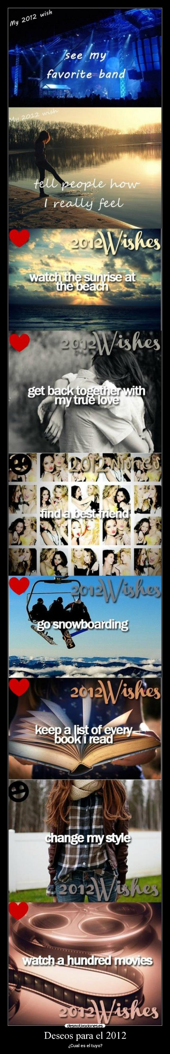 Deseos para el 2012 - ¿Cual es el tuyo?