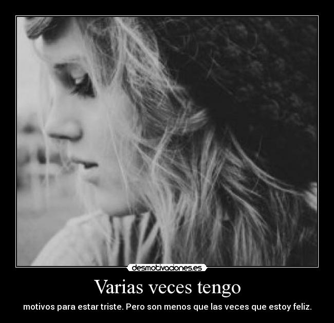 Varias veces tengo - 