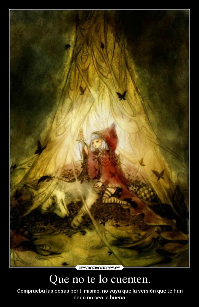 Que no te lo cuenten. - 
