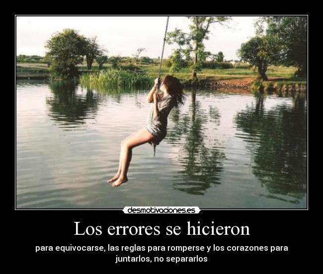 Los errores se hicieron -