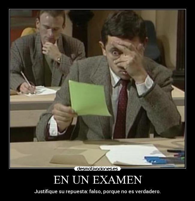 EN UN EXAMEN - 