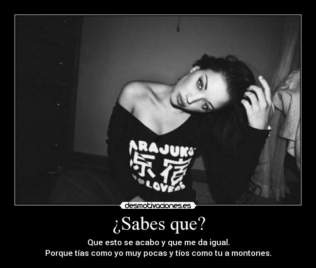¿Sabes que? - 