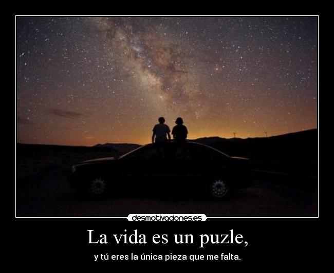 La vida es un puzle, - 