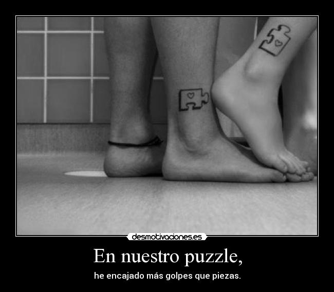 En nuestro puzzle, - 