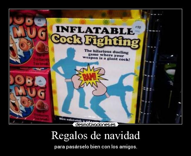 Regalos de navidad - para pasárselo bien con los amigos.