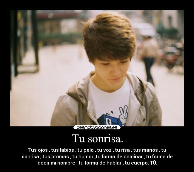 Tu sonrisa. - 