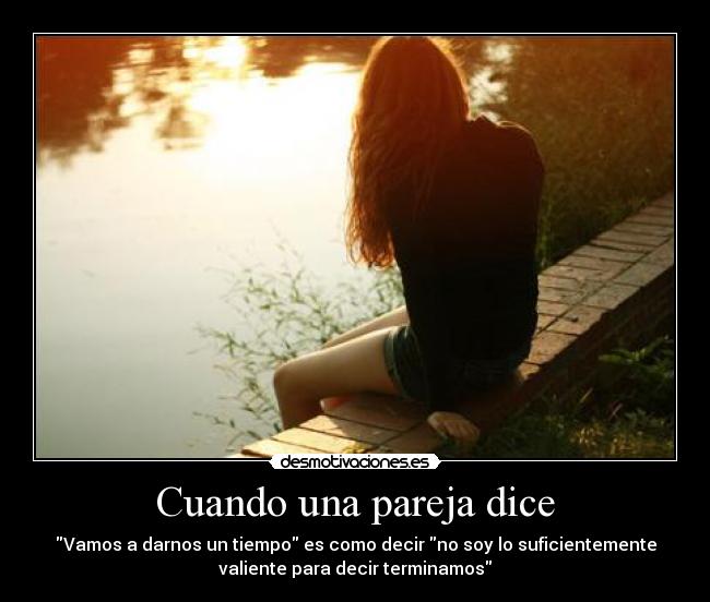 Cuando una pareja dice -