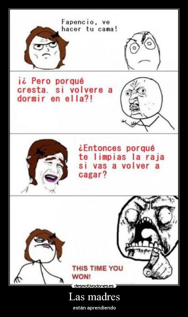 Las madres - están aprendiendo