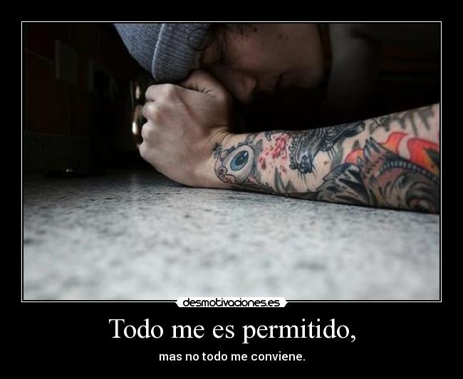 Todo me es permitido, -