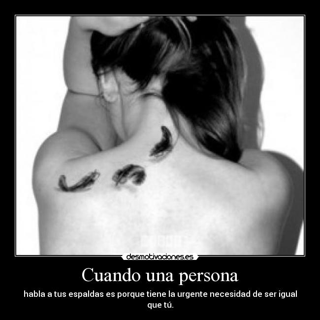 Cuando una persona - 