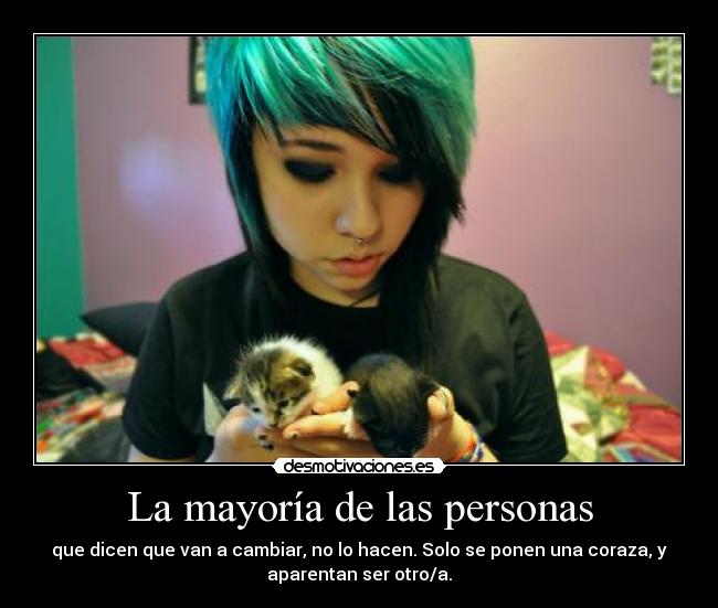 La mayoría de las personas -