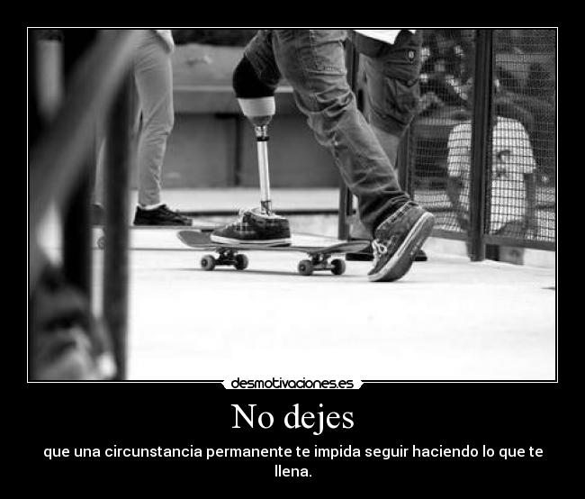 No dejes -